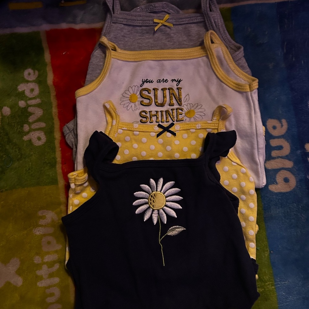 Hudson Baby size 24M onesies- gently worn